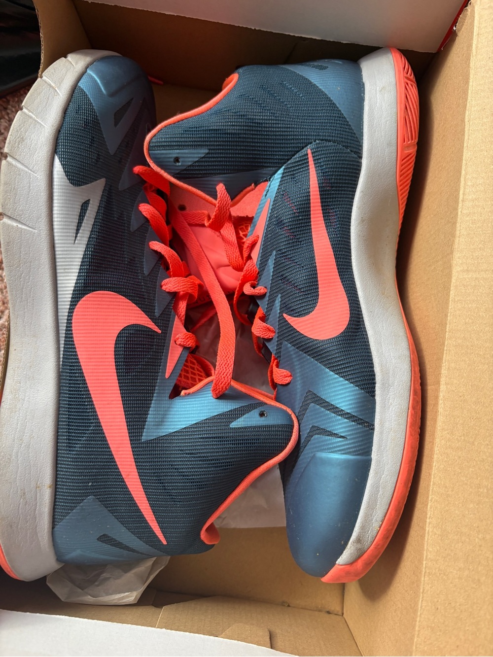 Nike Lunar Hyperquickness Blue Mango 652777-480 Size 13